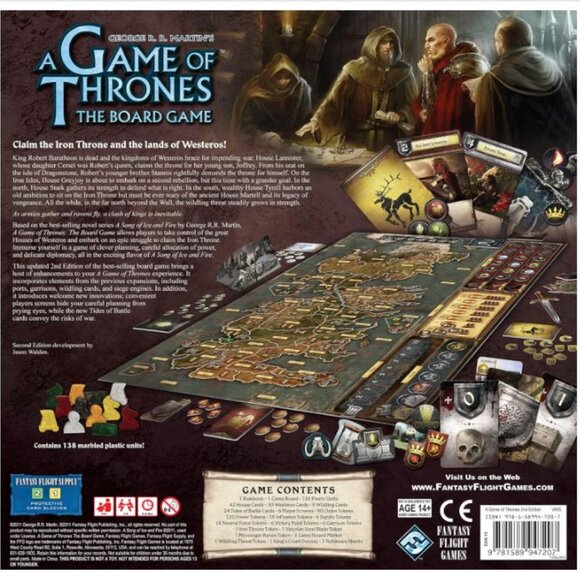 Game of Thrones Board Game 2nd Edition - Picture 5 of 5